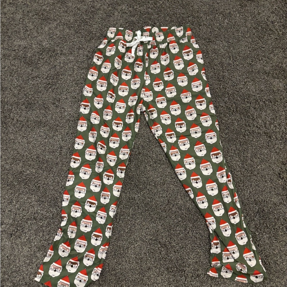 Pajama pants.  Medium.  Santa print.  Made by Molly brand.